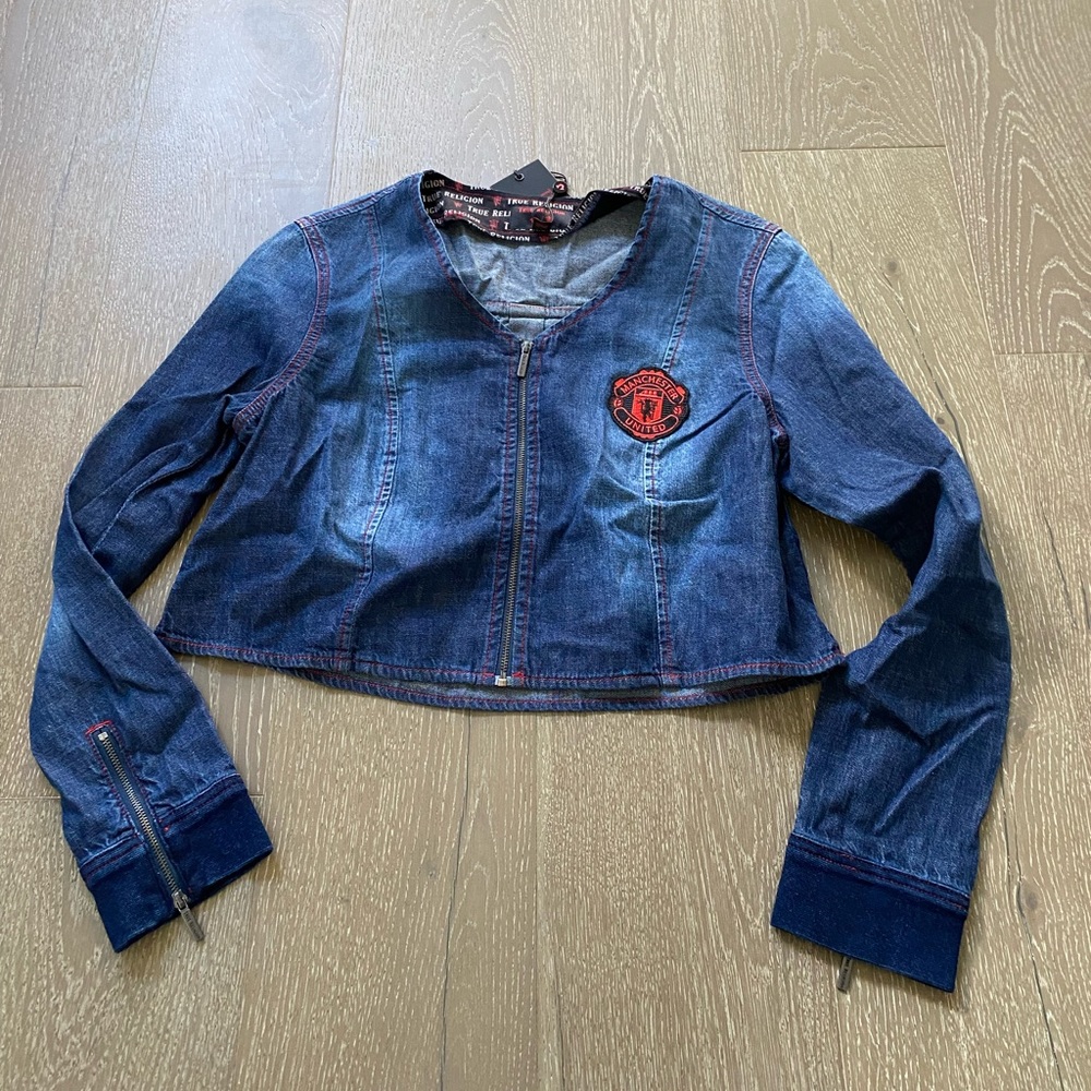 True Religion Manchester United zip-up top
